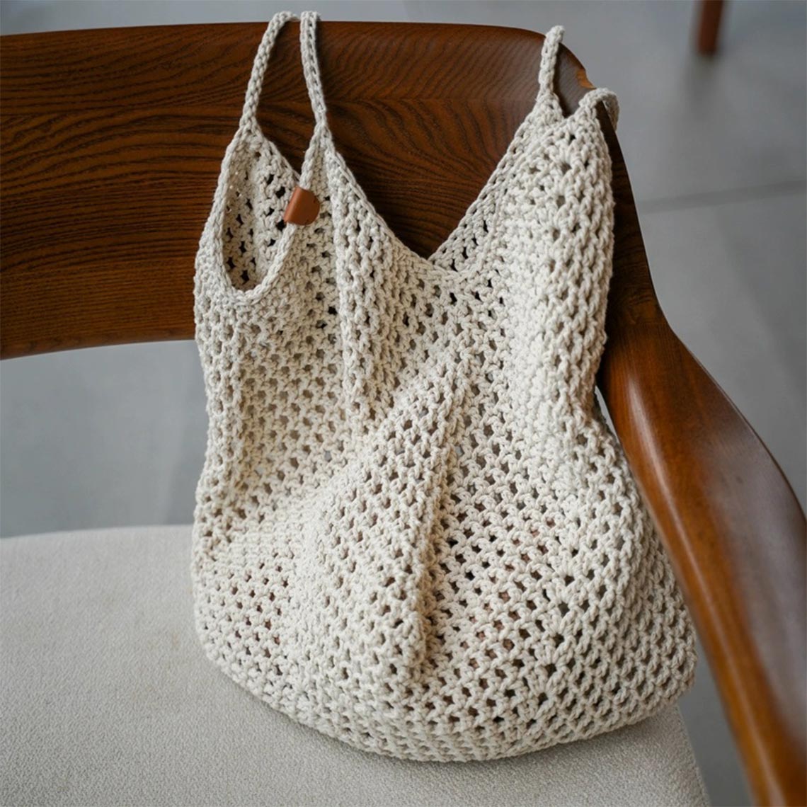 Crochet Beach Tote DIY Kit Beginner Crochet Bag POPSEWING®