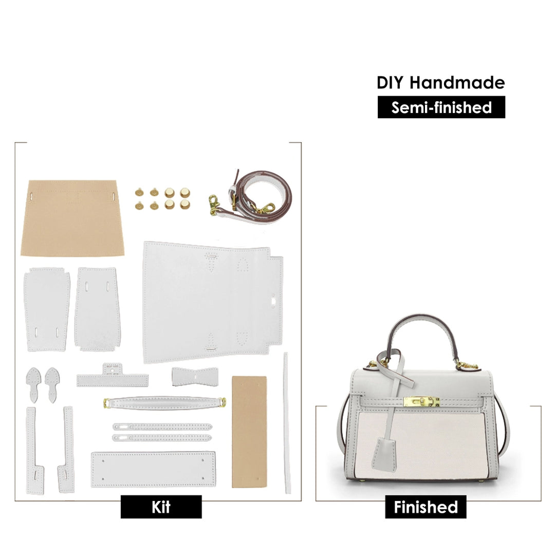 POPSEWING® Leather Dustbag Recycle Kelly Bag DIY Kit