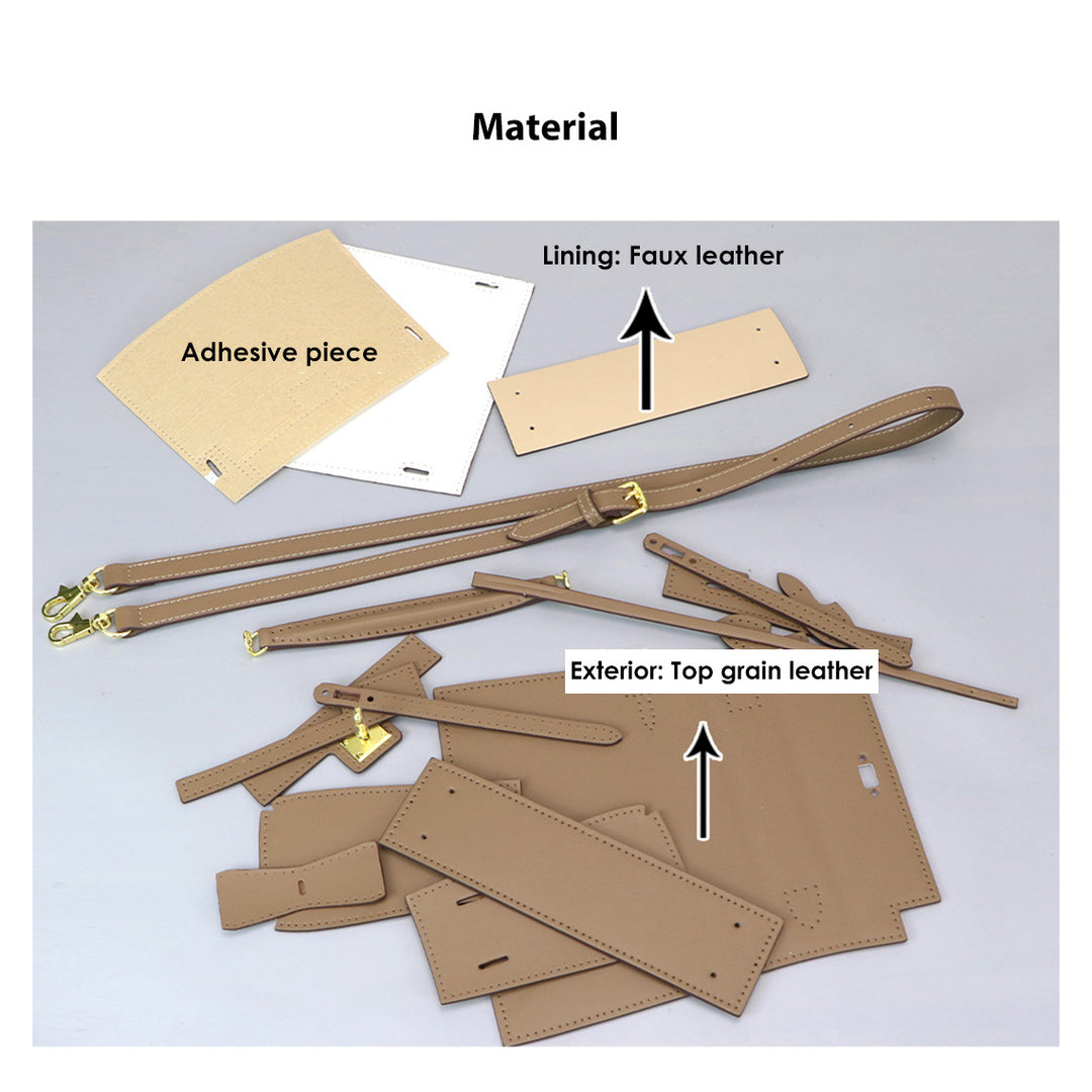 POPSEWING® Leather Dustbag Recycle Kelly Bag DIY Kit