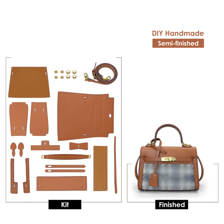 POPSEWING® Leather Dustbag Recycle Kelly Bag DIY Kit