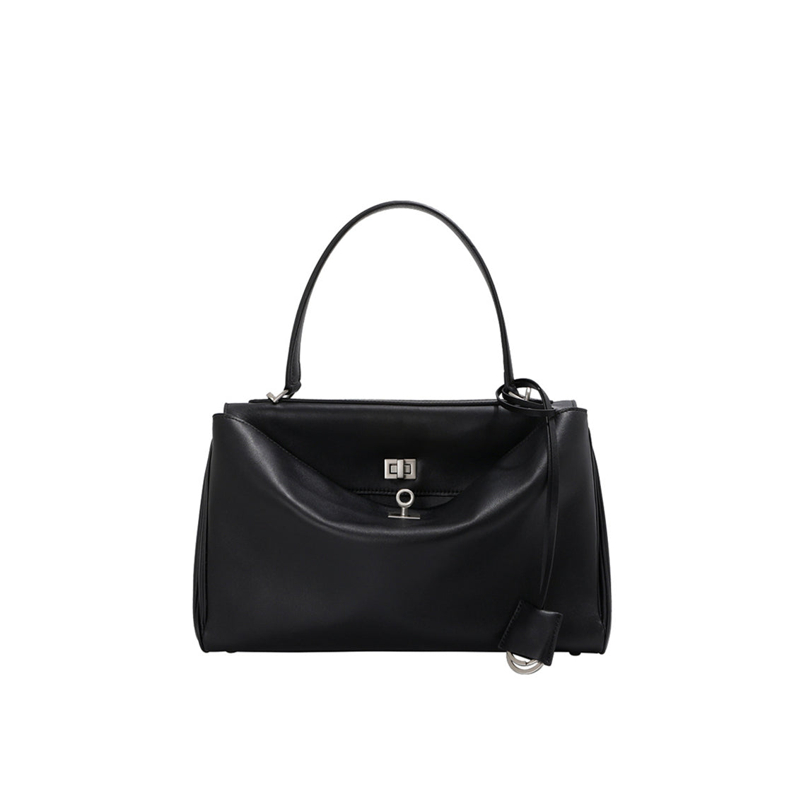 Black leather shoulder bag | designer inspired bags