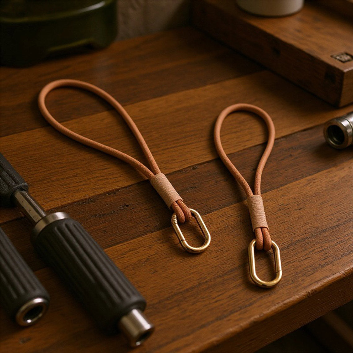 Handmade Leather Wrist Band Keychain – POPSEWING®