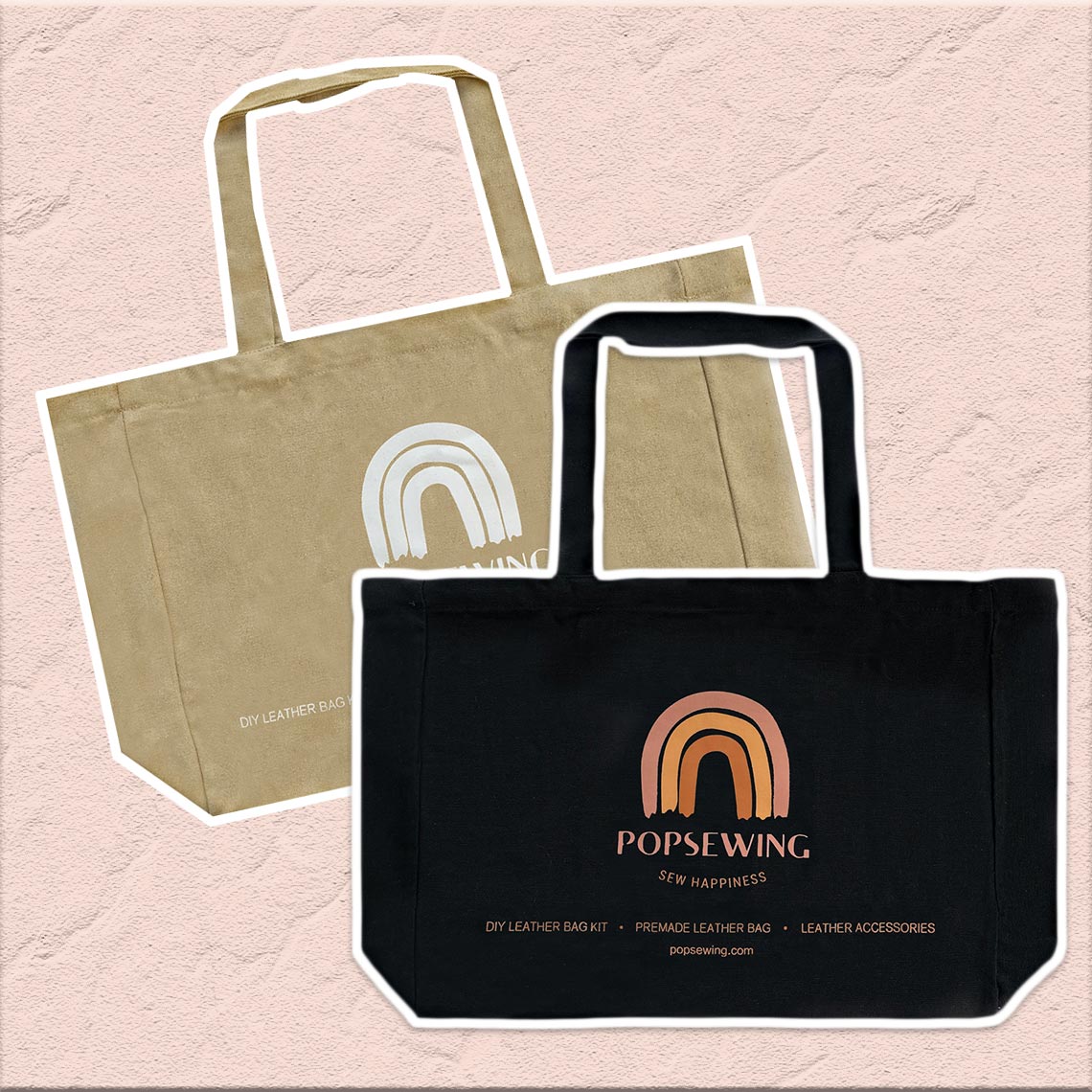 POPSEWING brand canvas tote bag | Canvas shopping bag grocery bag