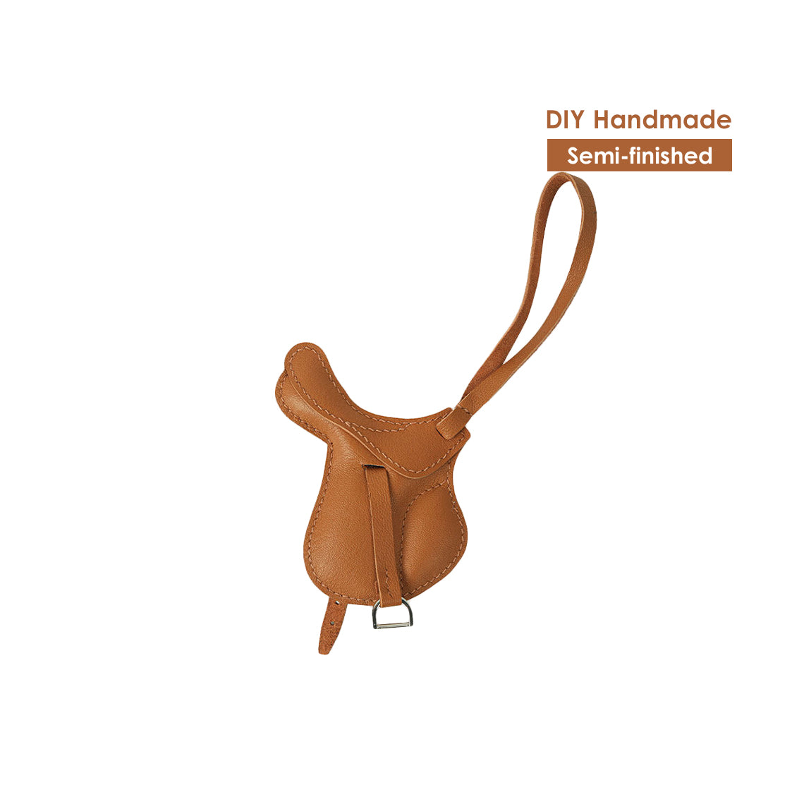 Leather bag charms | POPSEWING leather kits to make your own purse charm