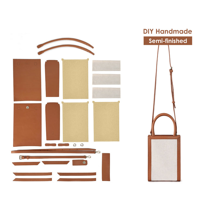 Luxury Dustbags Recycle Leather Bag Kits | How to Make a Tote Bag from Old Cloth - POPSEWING™