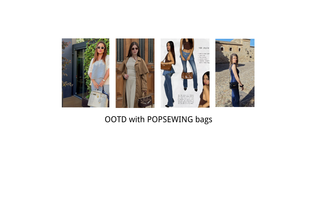 OOTD with POPSEWING bags