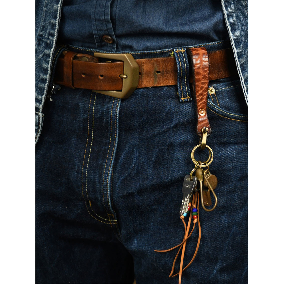 POPSEWING® Buffalo Leather Heavy Duty Keyring