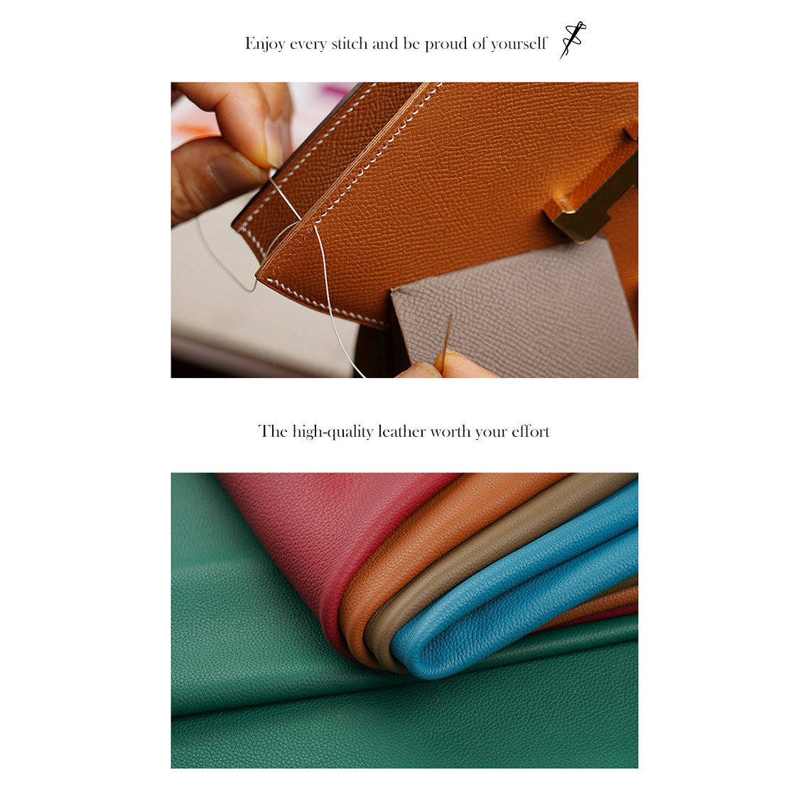 POPSEWING® DIY Leather Kits | Easy Leather Sewing Projects