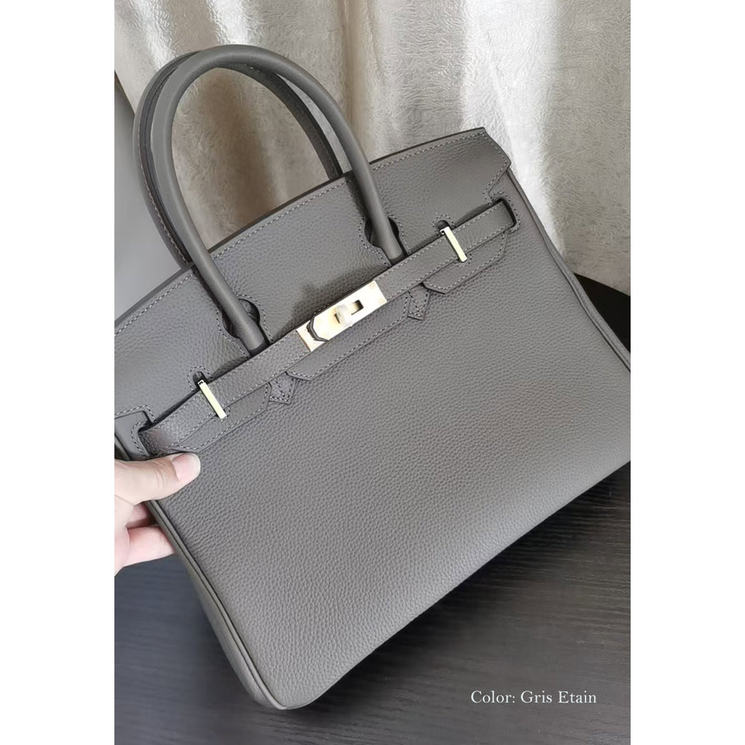 Top Grain Leather Inspired Birk Handbag