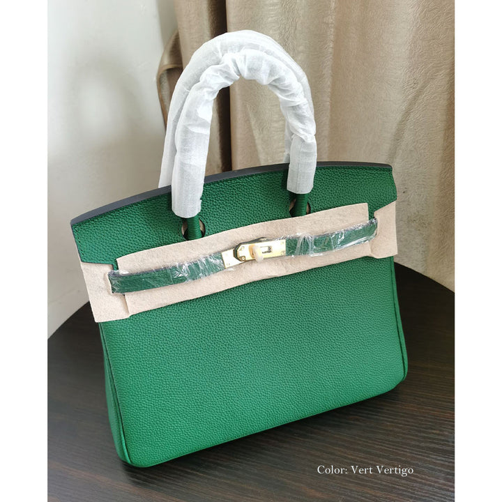 Top Grain Leather Inspired Birk Handbag