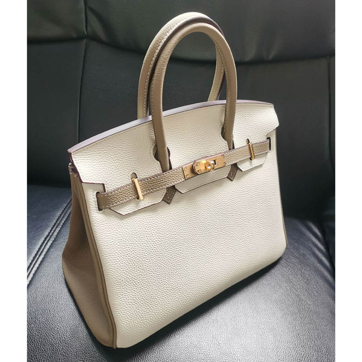Top Grain Leather Inspired Birk Handbag