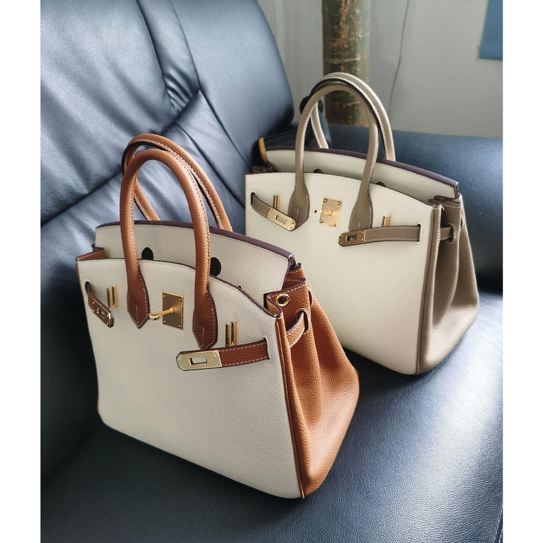 Top Grain Leather Inspired Birk Handbag