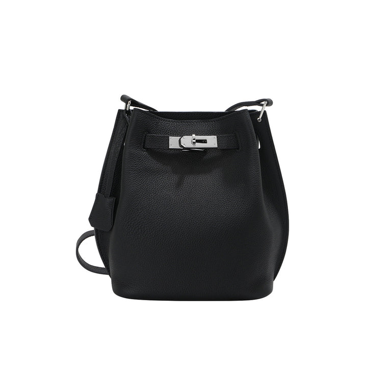 Top Grain Leather Inspired Kelli Bucket Bag