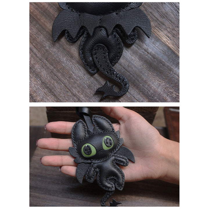 POPSEWING® Sheep Leather Toothless Dragon Keychain DIY Kits