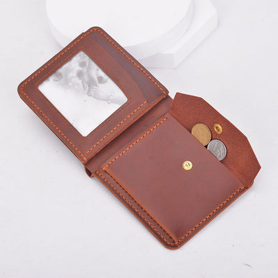 POPSEWING® Crazy Horse Leather Trifold Wallet DIY Kit | Price Drop at Checkout