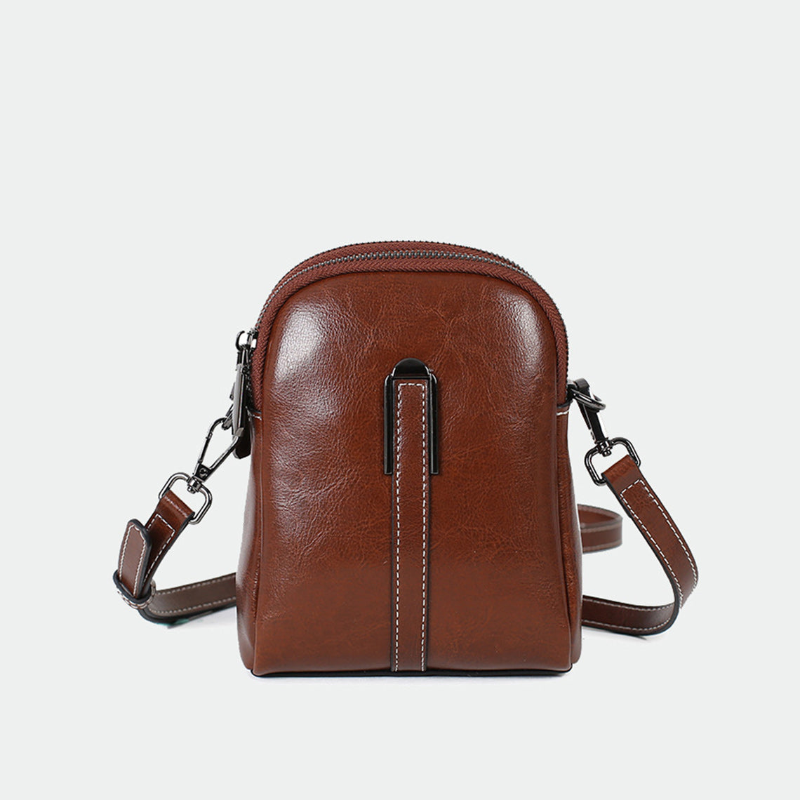 Leather Crossbody Phone Bag