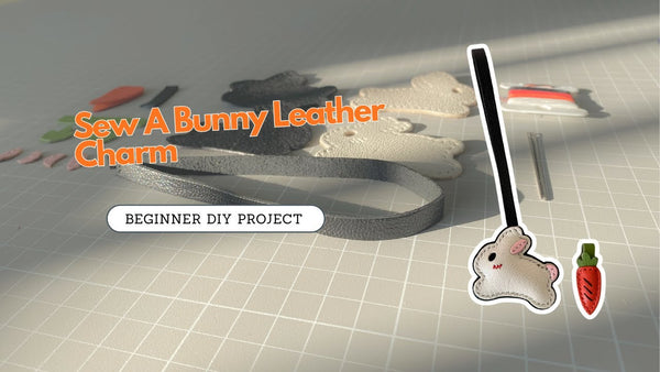 Bunny Charm Leather DIY Kit