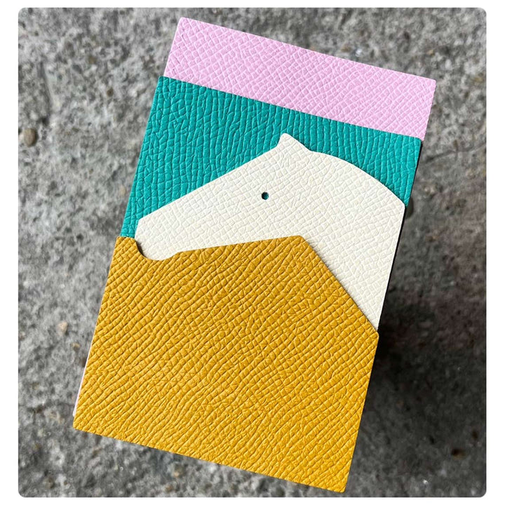 POPSEWING® Full Grain Leather Horse Slim Card Holder DIY Kits