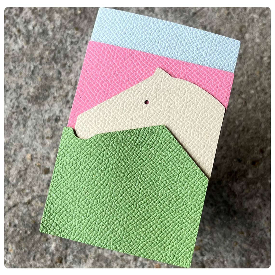 POPSEWING® Full Grain Leather Horse Slim Card Holder DIY Kits