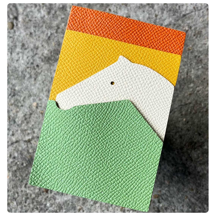POPSEWING® Full Grain Leather Horse Slim Card Holder DIY Kits