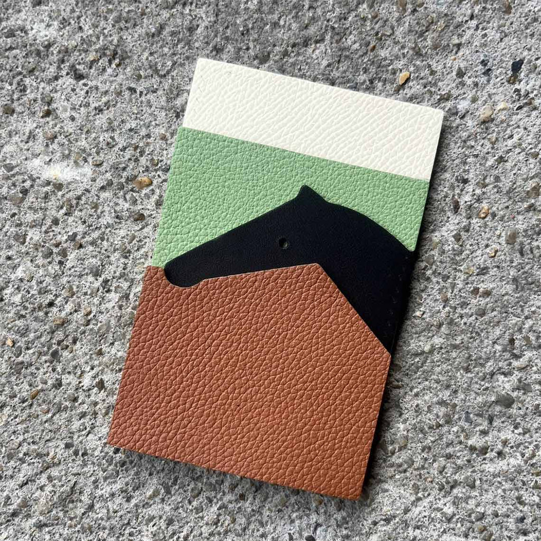 POPSEWING® Full Grain Leather Horse Slim Card Holder DIY Kits