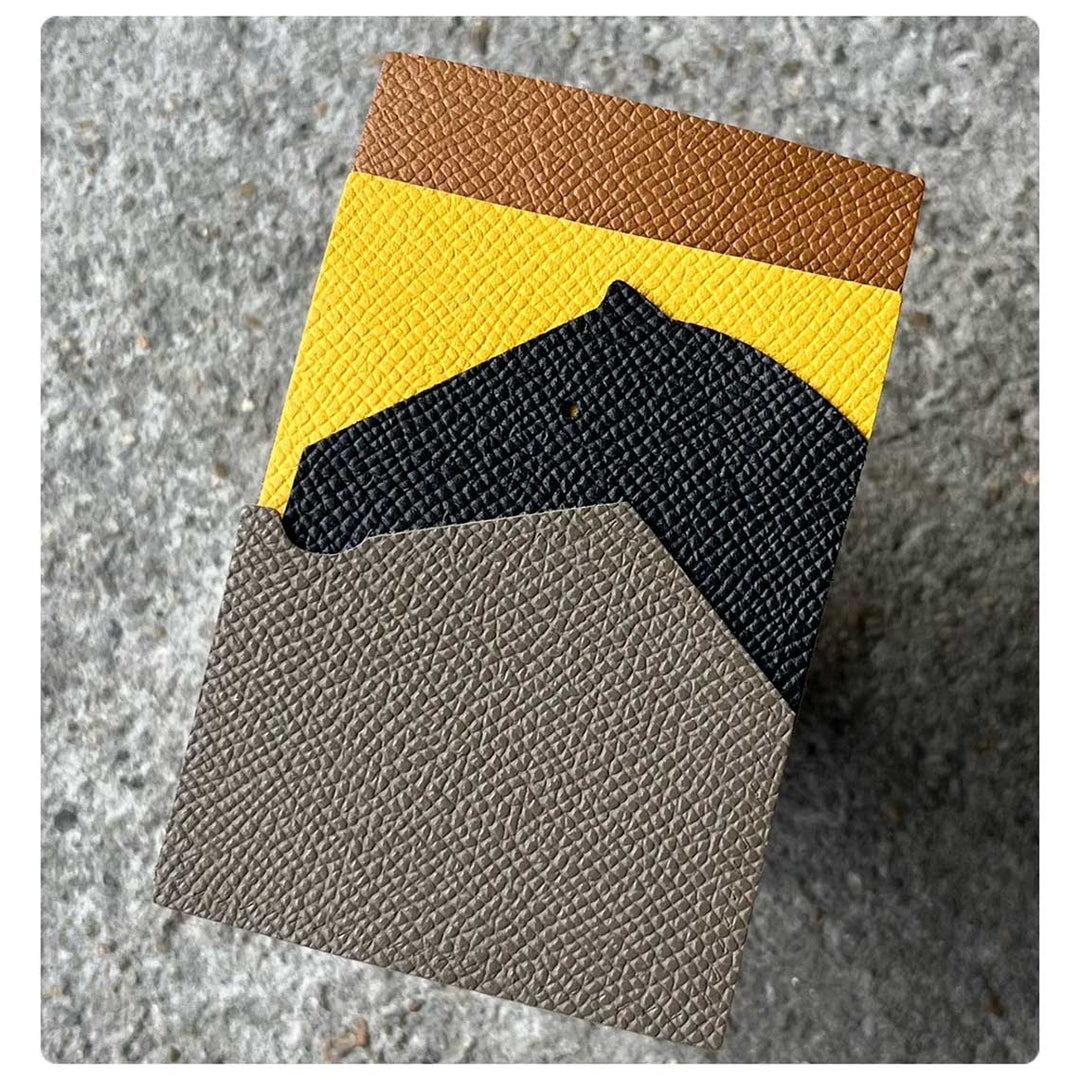 POPSEWING® Full Grain Leather Horse Slim Card Holder DIY Kits