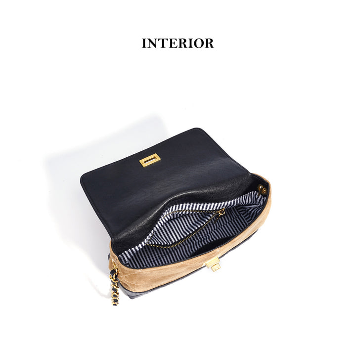 Top Grain Leather Women Fall Crossbody Bag