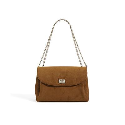 Suede Leather Fall Chain Bag