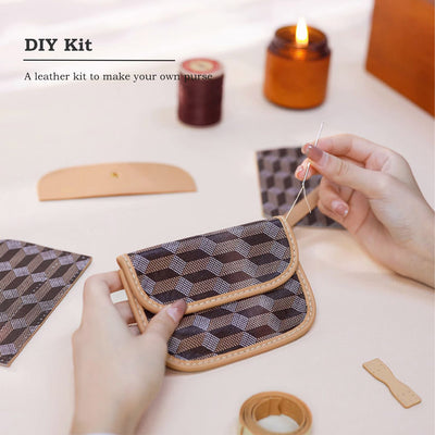 DIY Wristlet Coin Purse Kit | A Leather Kit to Make Your Own Purse - POPSEWING®