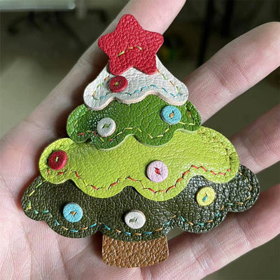 Mini Christmas Tree Keychain Handmade - POPSEWING®