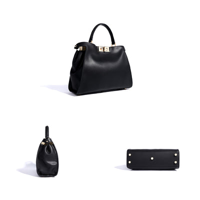 Leather Inspired Pocket Handbag for Women