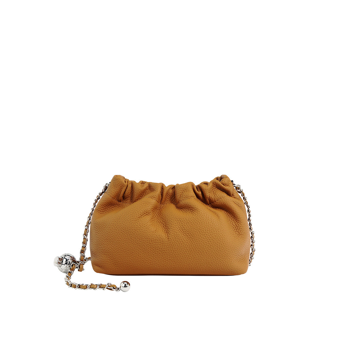 Top Grain Leather Small Cloud Chain Bag
