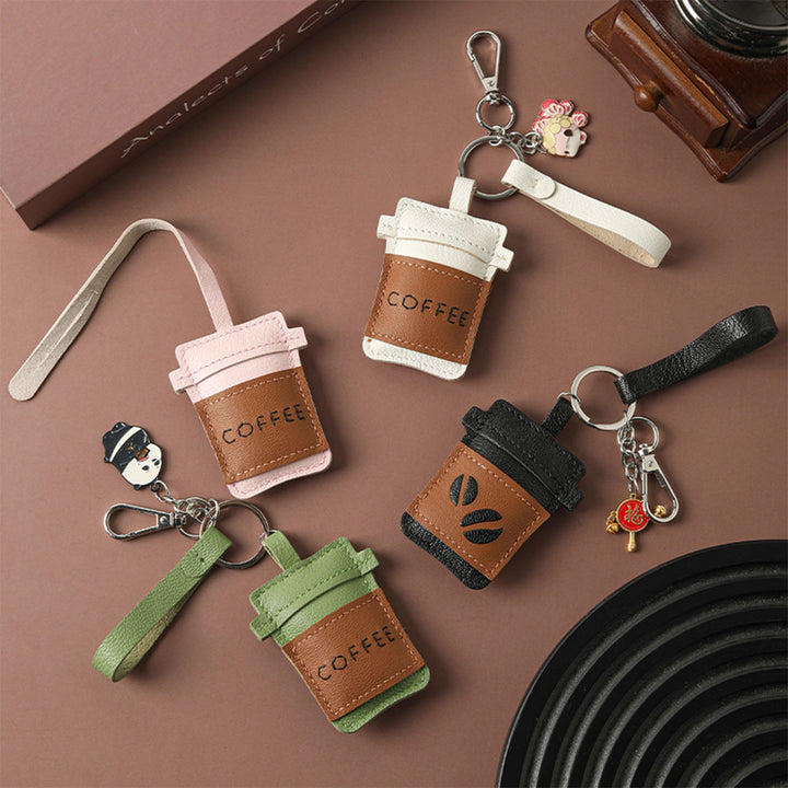 Leather purse charm | DIY leather keychain affordable Christmas gifts