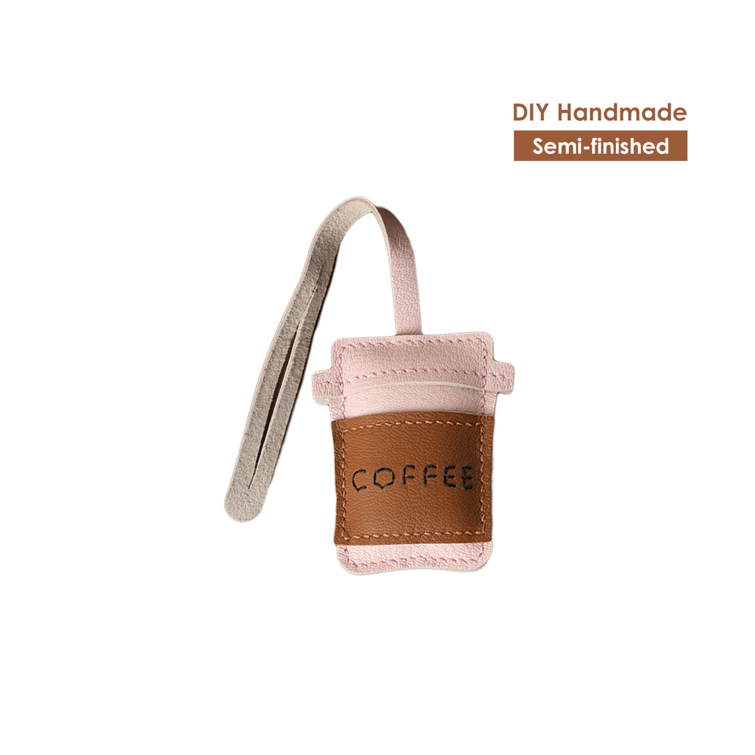 Leather Charm DIY Kit | Coffee Accessories Handmade Gift