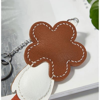 POPSEWING® Sheep Leather Happy Duck Keychain DIY Kits