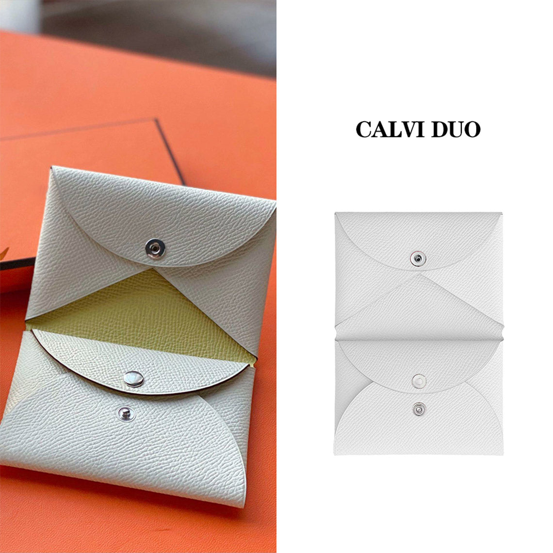 Luxury Small Leather Goods | DIY Handmade Calvi Duo Card Holder - POPSEWING®
