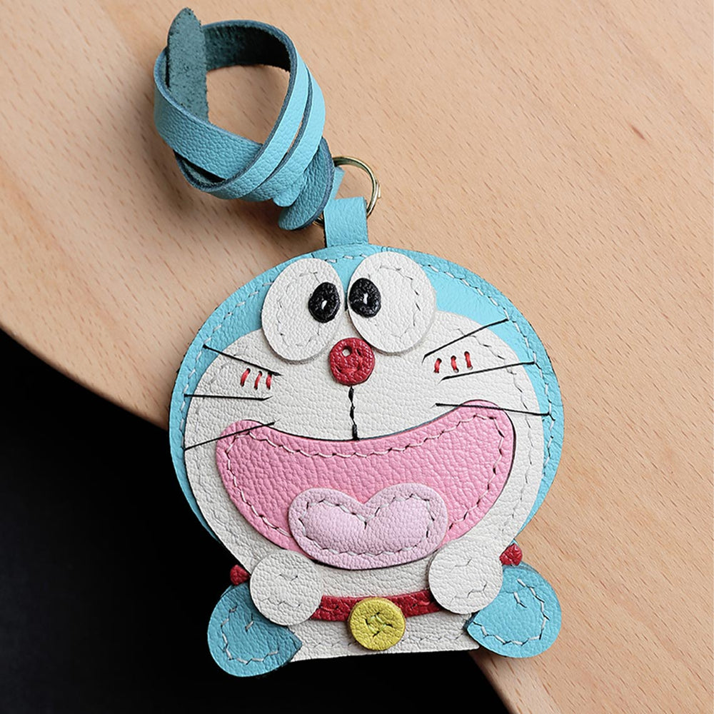 Cartoon Cute Leather Charm | Doraemon Leather Bag Charm - POPSEWING®