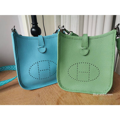 Blue Evelyne Bag | Handmade Luxury Bag from DIY Bag Kits