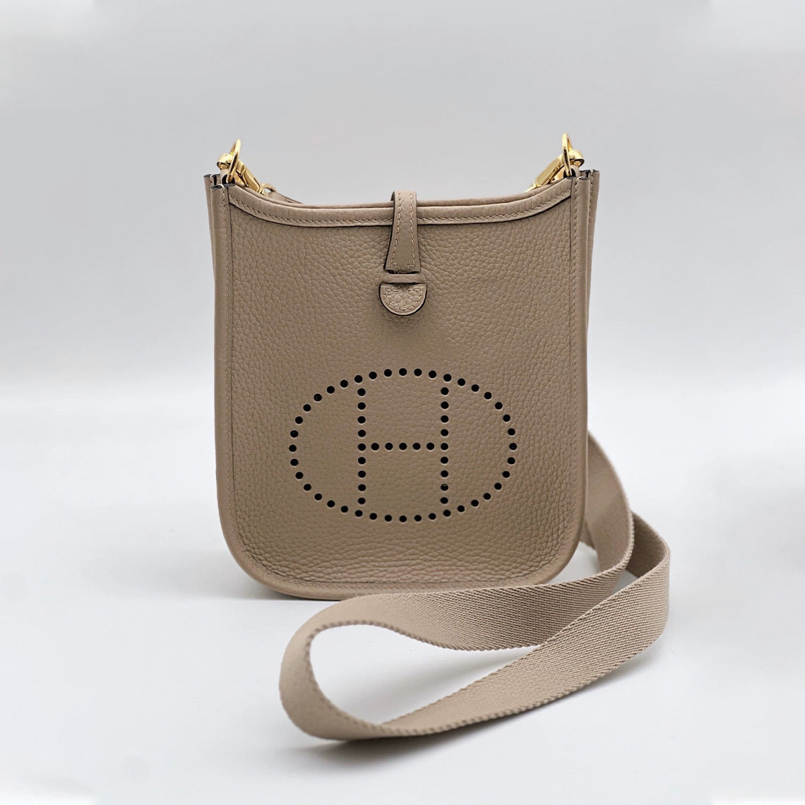 DIY Hermes mini evelyne bag kit | How to make a leather bag POPSEWING®