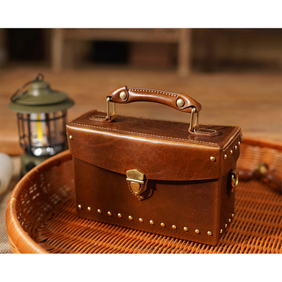 DIY Leather Bag Kit | Handmade Box Handbag - POPSEWING®