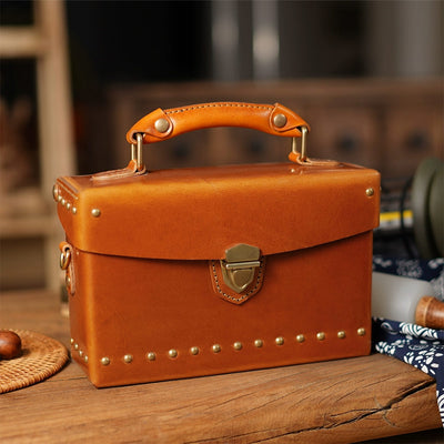 DIY Handbag Kit | Rivets Handbag in Vegetable Tanned Leather - POPSEWING®