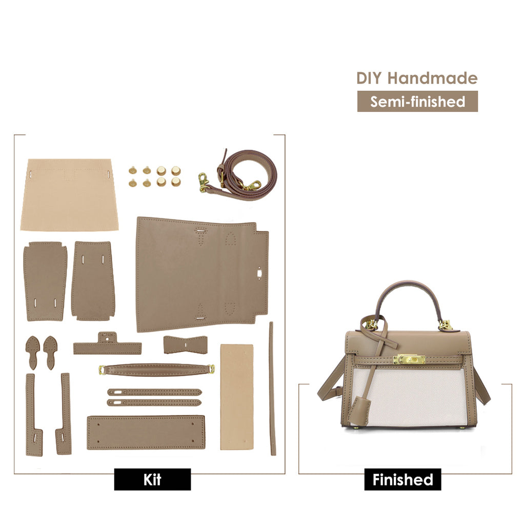 Kelly Park Studio The bag project バッグ POPSEWING® Leather Dustbag Recycle Kelli Bag DIY Kit