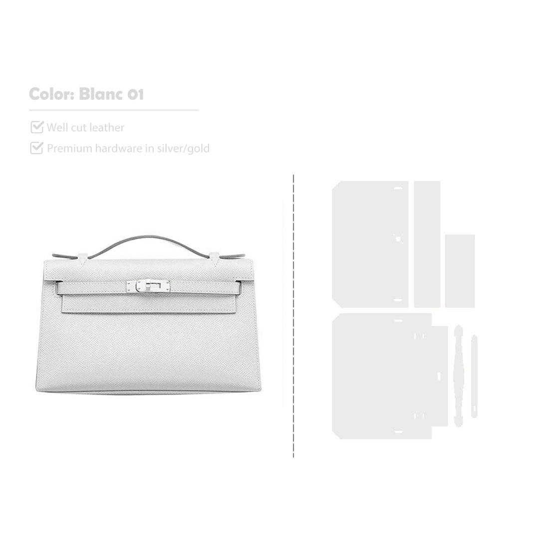 POPSEWING® Full Grain Leather Inspired Kelli Clutch - Advanced DIY Kits