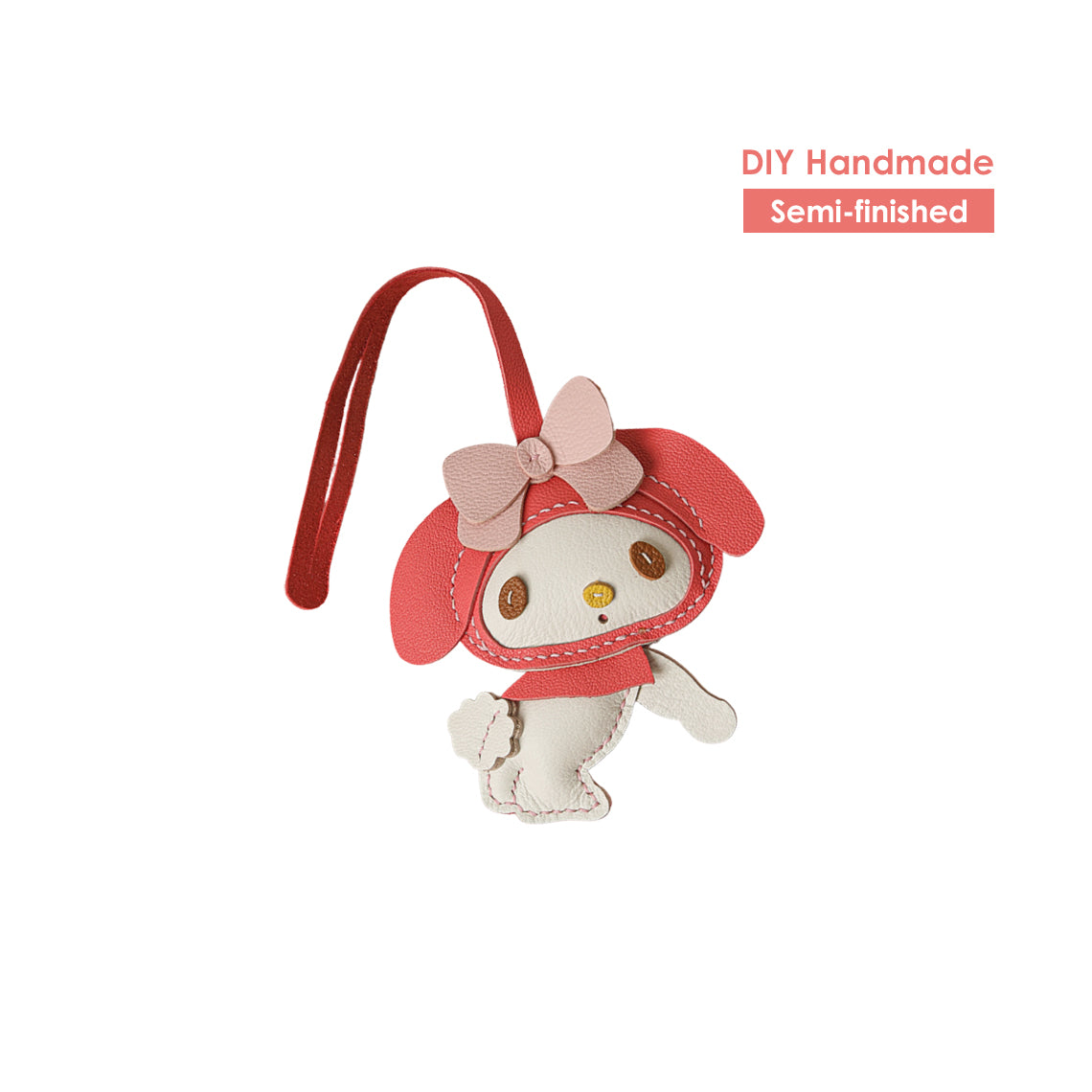 My Melody Inspired Handmade Leather Charm - POPSEWING®