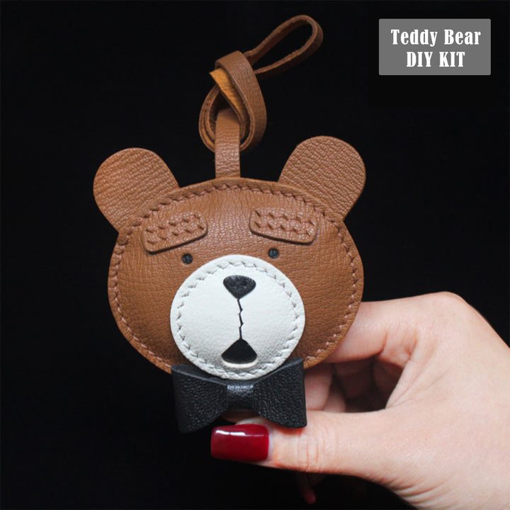 POPSEWING® Leather Double Faced Ted Keychain DIY Kits