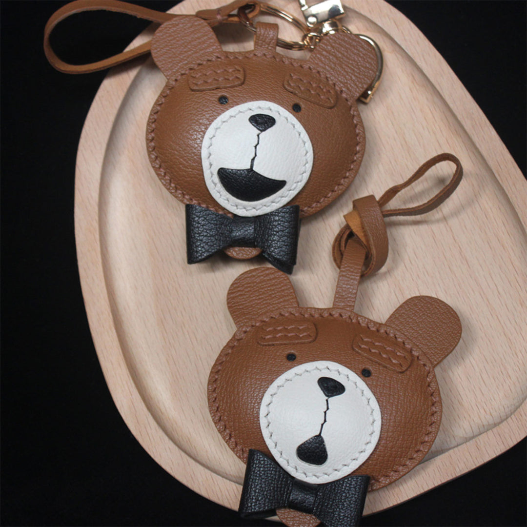 POPSEWING® Leather Double Faced Ted Keychain DIY Kits