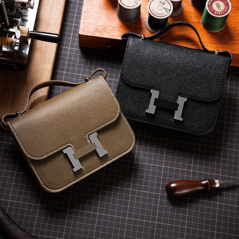 Inspired Designer Bag DIY Kit - Leather Tan Tofu Bag Sling