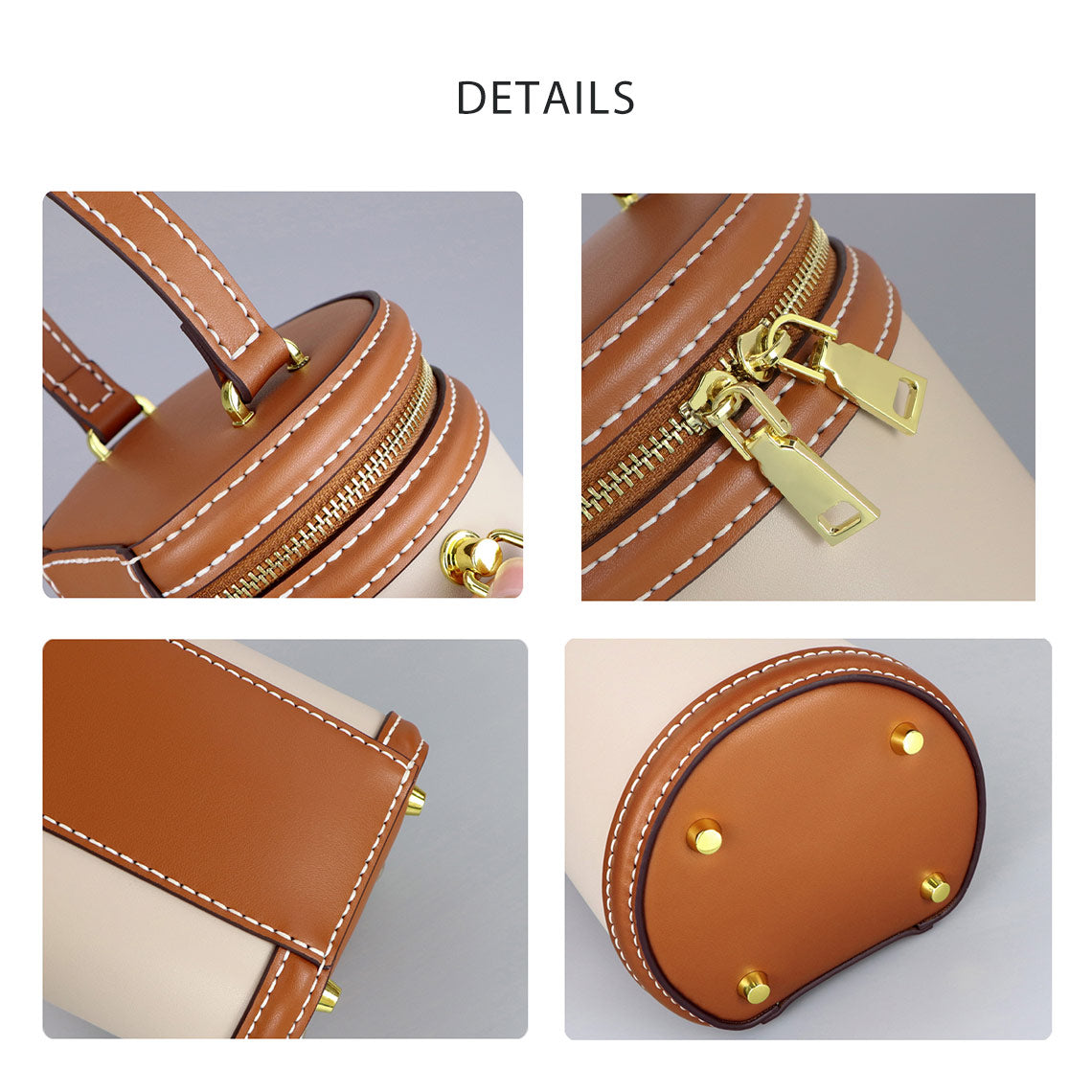 POPSEWING® Leather Dustbag Recycle Round Bag DIY Kits