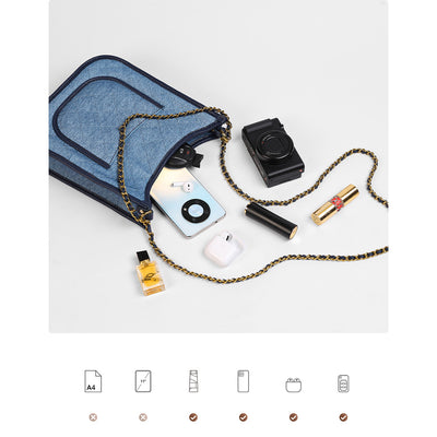 POPSEWING® Leather Denim Style Chain Bag DIY Kit