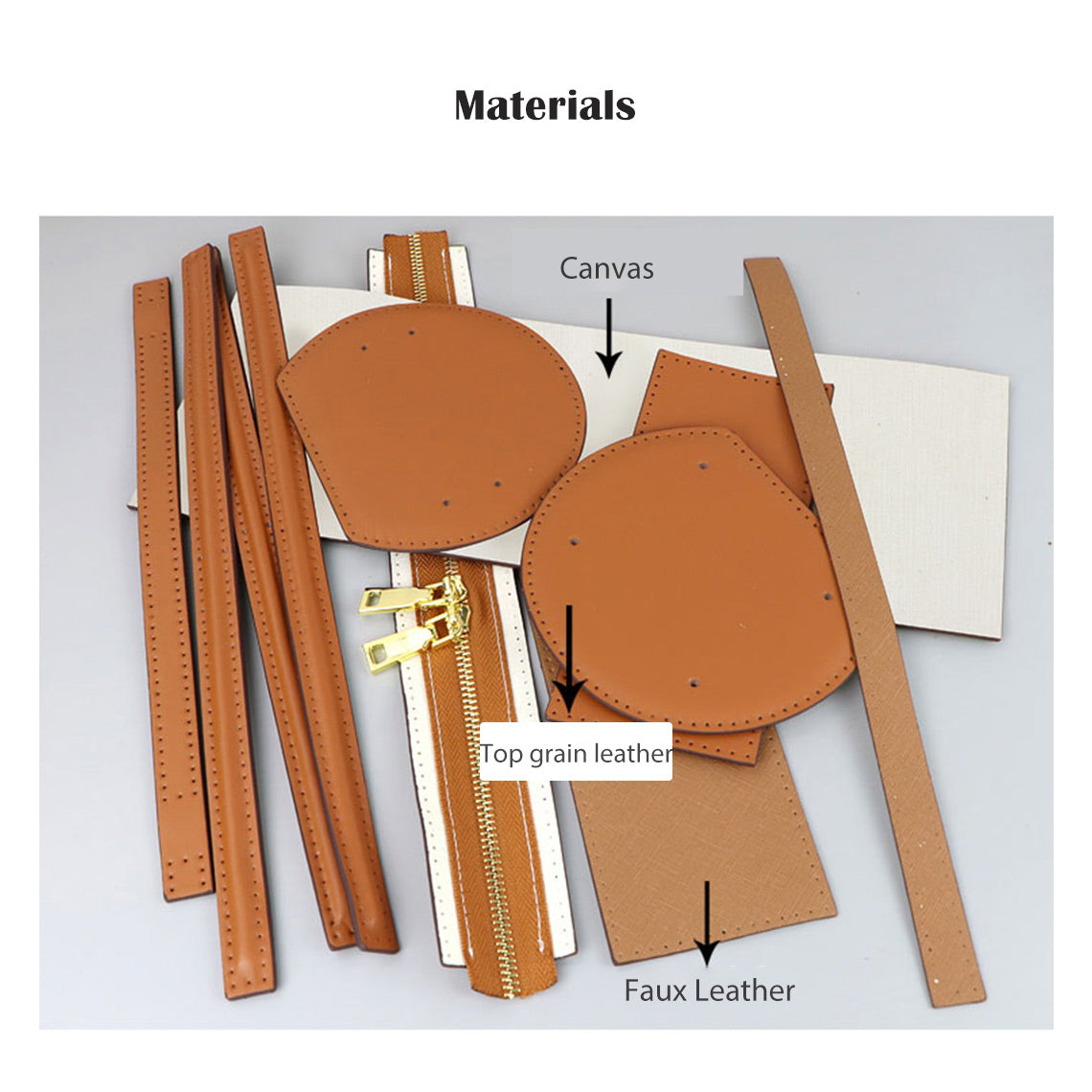 Top Grain Leather Bag Patterns Semi-finished Leather Patterns - POPSEWING®